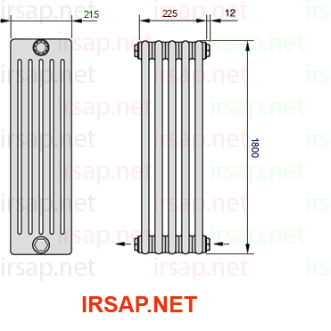 Радиатор IRSAP Tesi 61800/5 T08 CL 01